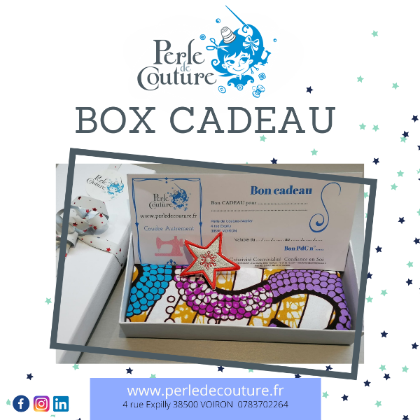 BOX CADEAU Cours de couture Adultes - Cartes et chèques cadeaux